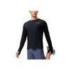 SAUCONY Футболка мужская с логотипом, влагоотводящая, дышащая, с круглым вырезом и длинным рукавом, черная SC2249047B-PR112