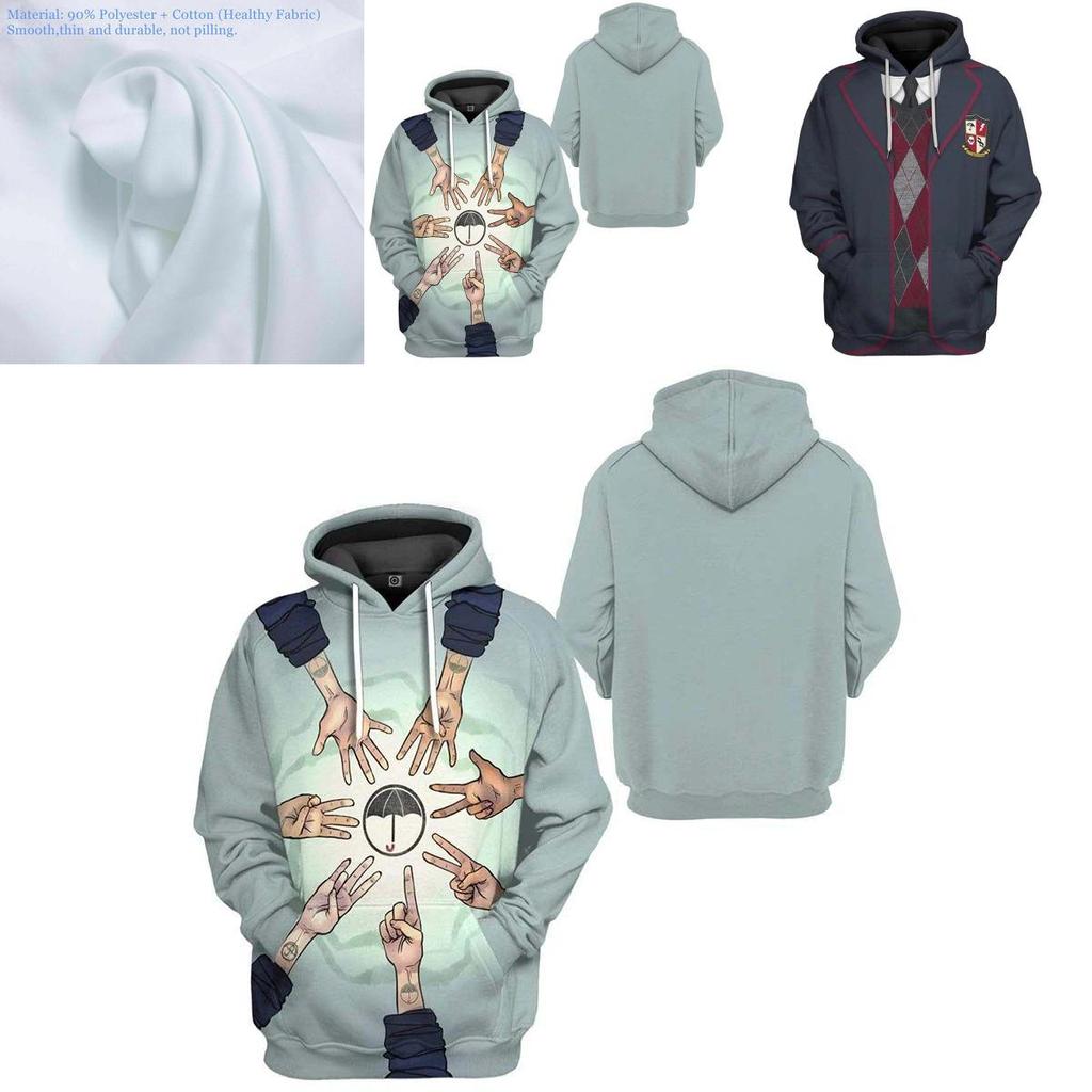 Костюм Академии Амбрелла Куртка с капюшоном Мягкий и удобный пуловер-свитшот