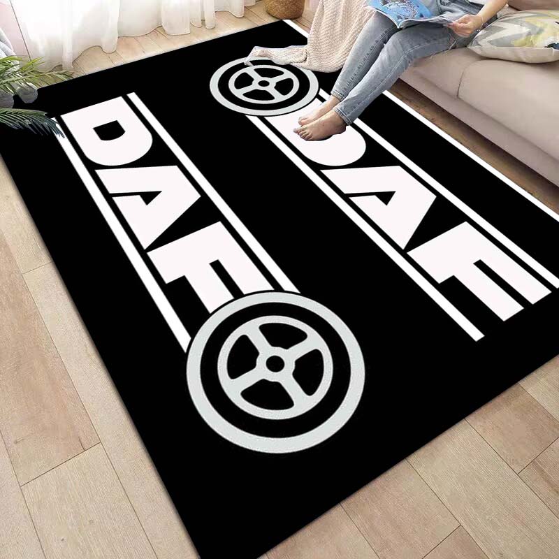 Ковер и коврик для грузовика Daf, логотип классического автомобиля, ковер, напольный коврик, декор для гостиной, спальни, мягкий ковер, коврик для детской комнаты, моющиеся ковры