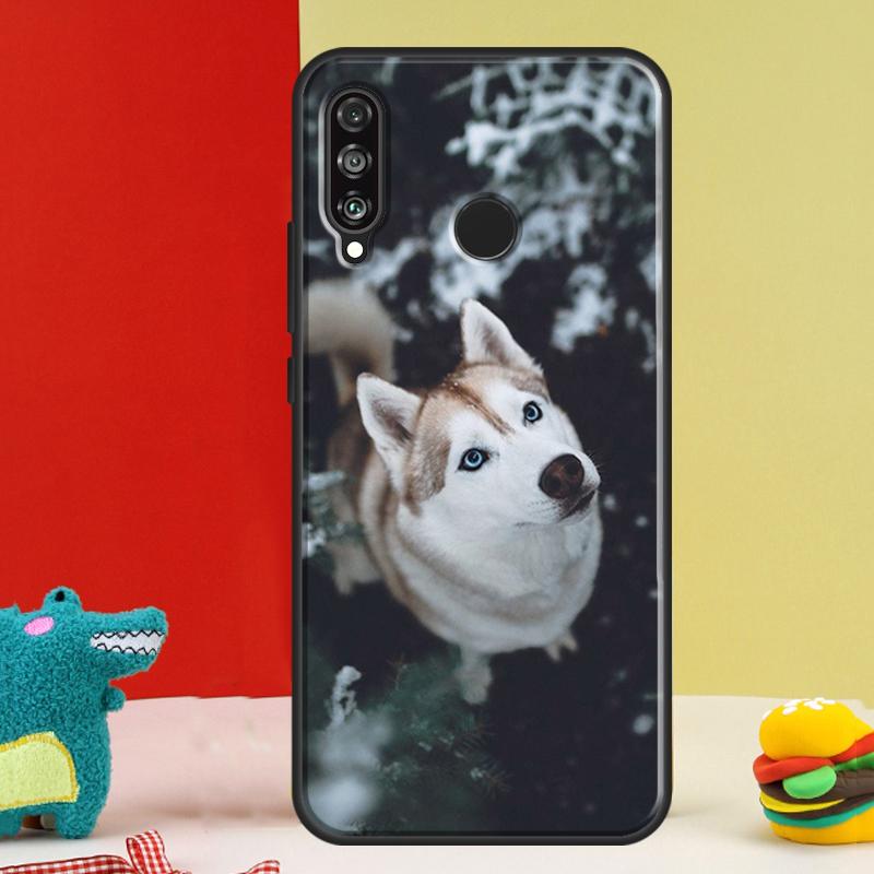 Сибирский Хаски Ездовая Собака Для Huawei Nova Y91 Y90 Y60 Y70 Y72 Y61 9 10 SE 12i 12s 11i 5T P60 Pro P20 P30 P40 Lite Чехол