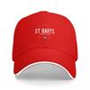 St Bart'S Beach Waves Baseball Cap Rugby Hat Man For The Sun Women's Men's