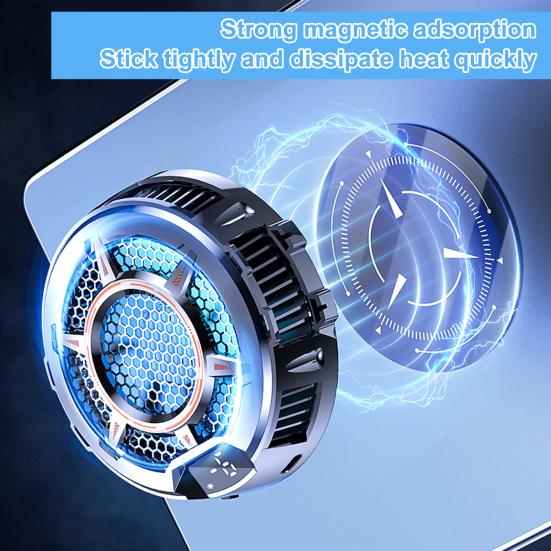 Радиатор для планшета с регулируемой скоростью, увеличенной площадью охлаждения, низким уровнем шума, компактным размером, полупроводниковый для телефона