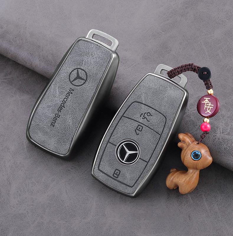 PZQ2 Fashion Car Remote Key Case Cover Shell For Mercedes Benz A C E S G Class GLC CLE CLA GLB GLS W177 W205 W213 W222 X167 AMG