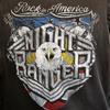 Черная футболка унисекс с принтом группы Rock in America Night Ranger Хлопок Унисекс Футболка UU625