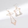 Funny Bikini Zircon Drop Earrings for Women Asymmetric Design Earring Personality Party Jewelry Aesthetic Female Ear Accessories