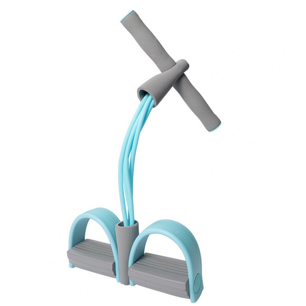 4-трубчатые ленты сопротивления тяга троса Sit Up Педаль Тренажер Помощник Эспандер Йога Домашний фитнес Gum Bands