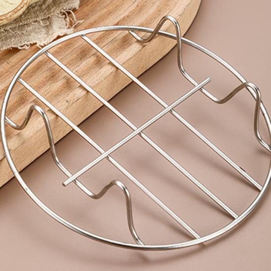 Пароварка для плиты для разогрева еды Принадлежность к кастрюле из нержавеющей стали Тренога Изолированная подставка для пара Лоток для хлеба Многофункциональный кухонный аксессуар