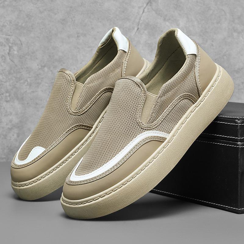 Summer New Men's Mesh Shoes, Lightweight and Breathable, Perfect for Lounging. Anti-slip and Durable Casual Loafers.