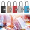 Travel 3 Dial Digit Dormitory Cabinet  Lock Luggage Padlock Backpack Zipper Lock Password Lock