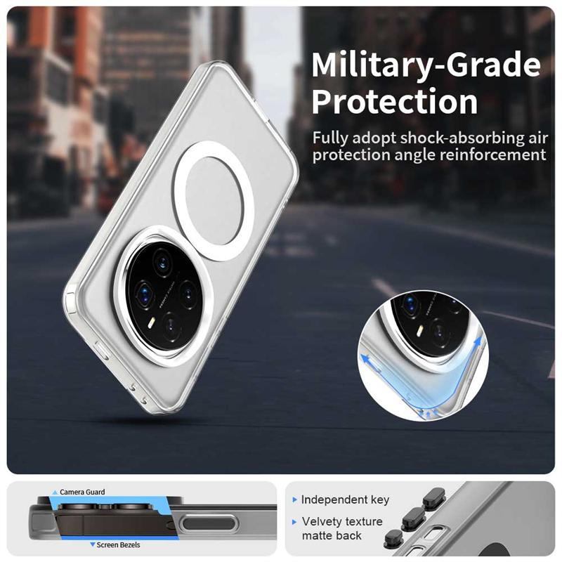 Чехол для Honor Magic 7 Pro Чехол Honor Magic 7 Pro Capa Ringular Magnetic Matte Wireless Charging Fundas Huawei Honor Magic 7 Pro