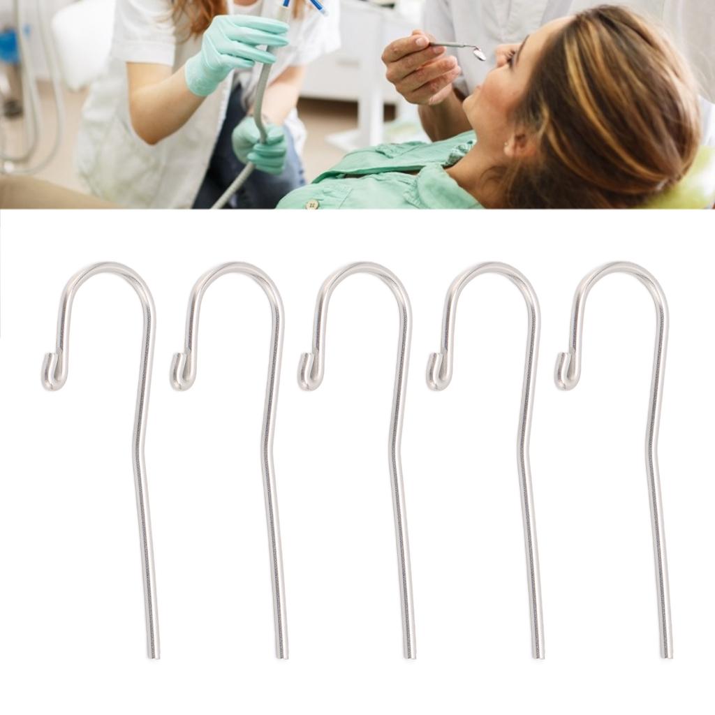 5 шт. Эндодонтические локаторы Аксессуары Нержавеющая сталь Стоматологический Апекс Крючки для корневого канала