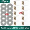 Подходит для Dreame Bot L20 Ultra / L30 Ultra / X20 Pro Расходники Аксессуары Основная Боковая Щетка Салфетки для Швабры HEPA-Фильтр Мешки для Пыли Запчасти
