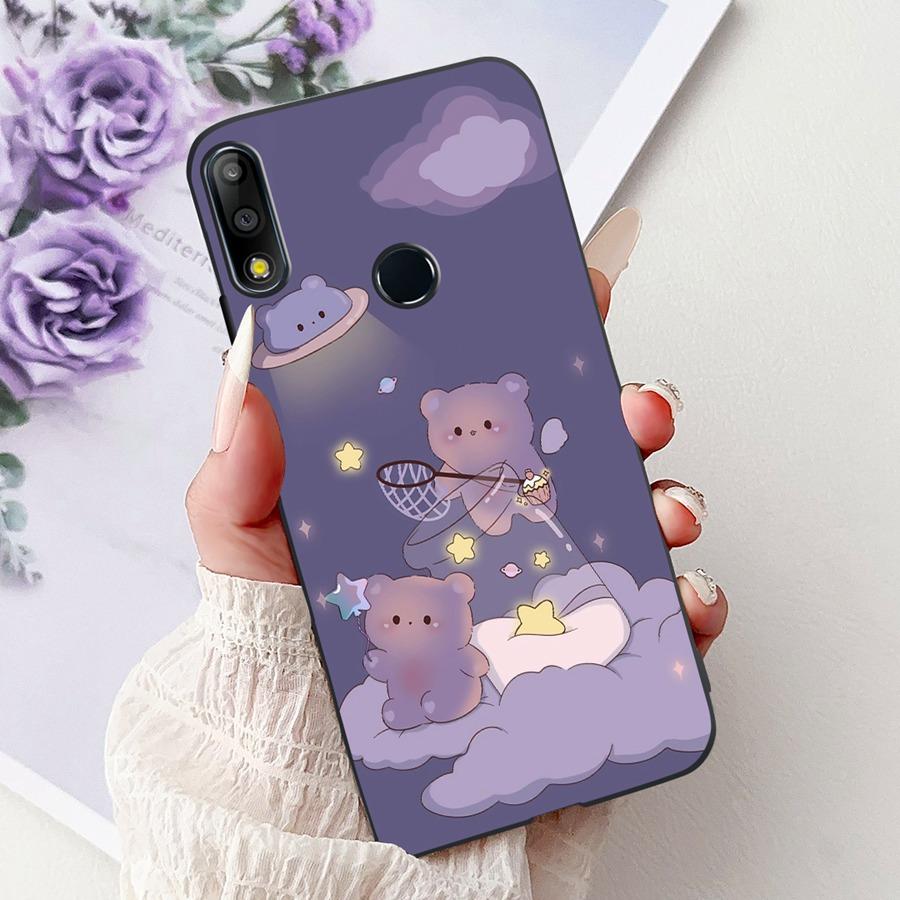 Для Asus ZenFone Max Pro M2 ZB631KL Чехол Роскошная Расписная Крышка ТПУ Чехол для Телефона Для Asus Max M2 ZB633KL X01AD X01BD Задняя Крышка Capa