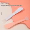 Силиконовая кисть для маски, двусторонняя мягкая гигиеническая кисть для макияжа с плоской головкой, кисть для маски для нанесения