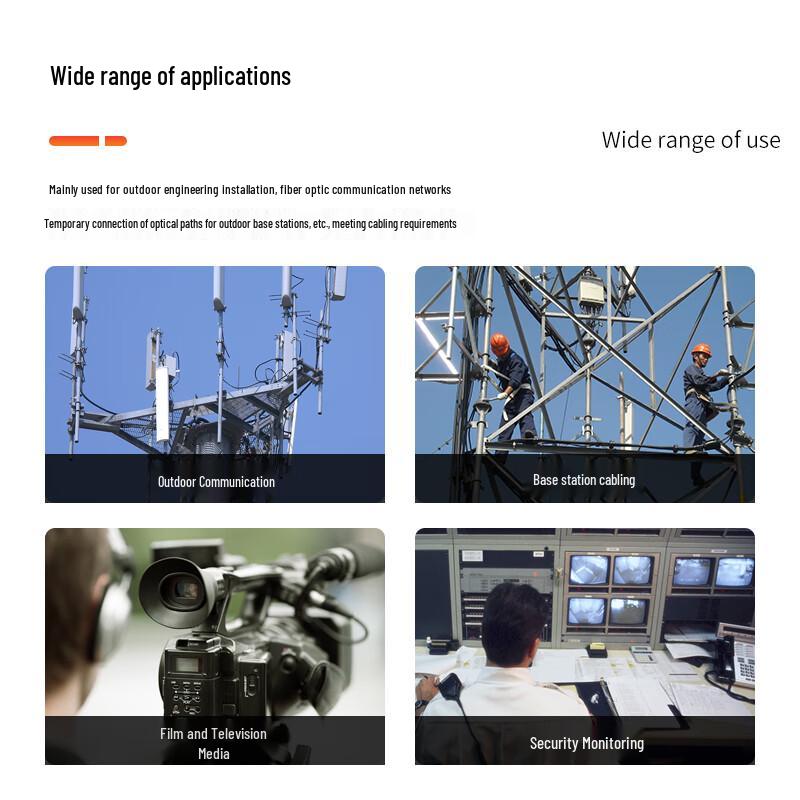 Dasheng Optic Telecom-Grade Outdoor Armored Single-Mode Fiber Patch Cable