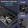 Slide Lens Armor Funda for Infinix Note 50X 5G Case for Infinix Note 50 Pro 4G Plus 5G Case Magnetic Ring Stand Holder Cover