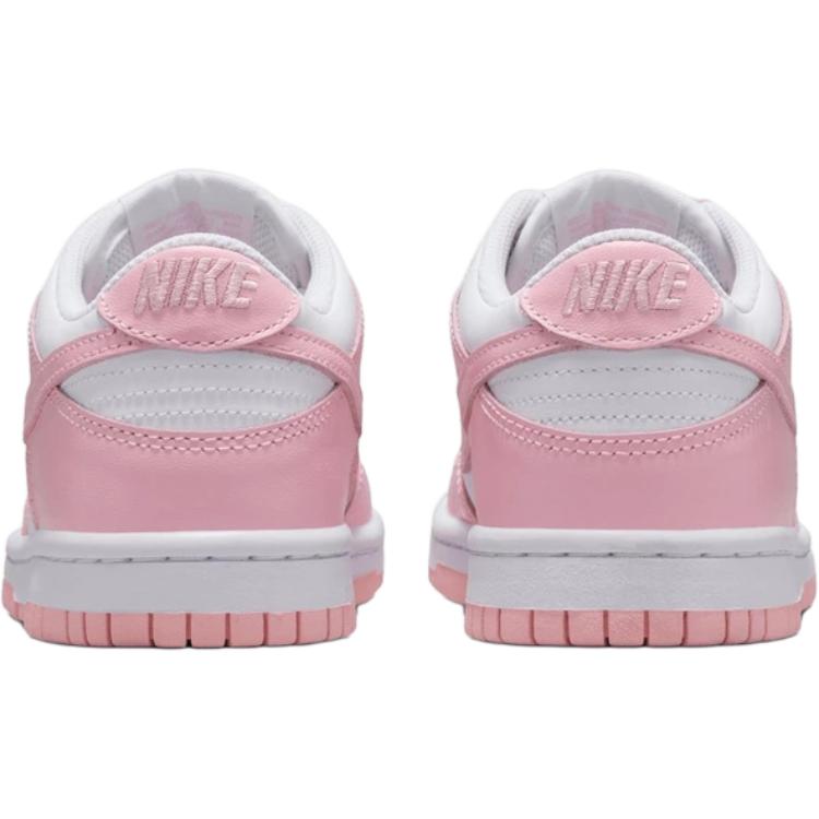 Nike Dunk Abrasion Resistant Low Top Kids' Skateboarding Shoes Pink White Sneakers FB9109-125