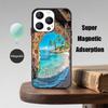 Морские Тропические Пальмы Пляж Чехол для Телефона  Для iPhone 17,16,15,14,13,12,Pro,Max,Plus,Mini,Magsafe,Магнитный Чехол для Беспроводной Зарядки