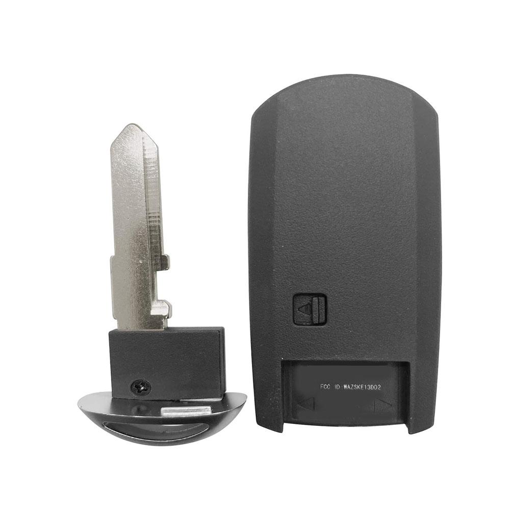 2x Смарт-ключ-брелок с дистанционным управлением для автомобиля, 4 кнопки WAZSKE13D01 для Mazda 3 6 2014-2018