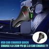Автомобильное зарядное устройство от прикуривателя PD Быстрая зарядка USB Type C Зарядное устройство для телефона Для Citroen C1 C2 Grand C4 Picasso C4L VTS C-ELYSEE DS
