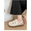 Casual Simple Baotou Thick Bottom Sandals Women's Summer White Hundred Roman Shoes