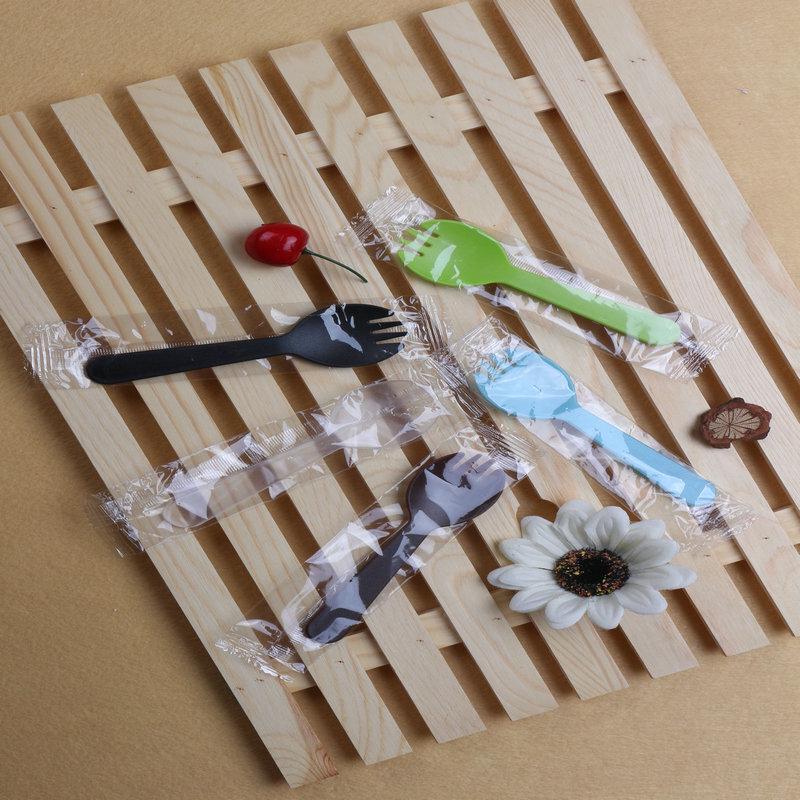 Individually Wrapped Disposable Plastic Spoons & Forks