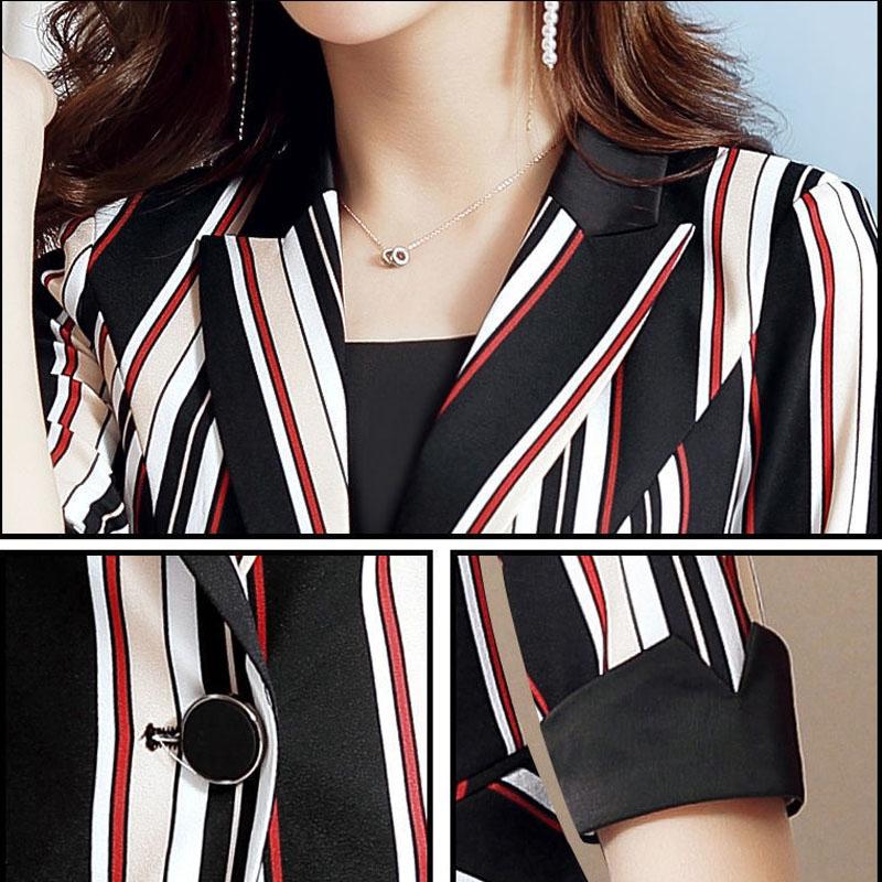 Dot Female Polka Jacket Ssuit Ins Spring Summer New Korean Thin Section Slim Fashion Print A Buckle Blazer Mother Tide 427