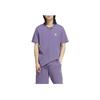 Adidas Футболка Originals Trefoil Solid Logo Print Round Neck Short Sleeve T Shirt Men Tops Tech-Purple IA4868