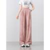 Tie-dye Linen Wide-leg Pants Summer New Cotton and Linen Casual Pants Thin High-waisted Straight Yamamoto Long Pants