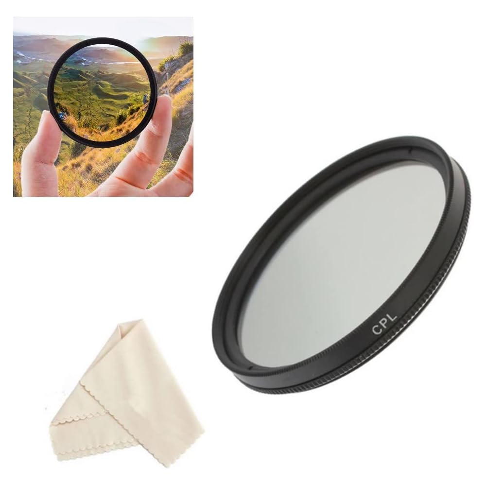 Camera Lens CPL Filter 40.5mm Ultra Slim HD Circular Polarizing Filter for Nikon 1 NIKKOR 30-110mm Lens (Includes Nikon 1 J3, J2, J1, V2, V1, S1, AW1