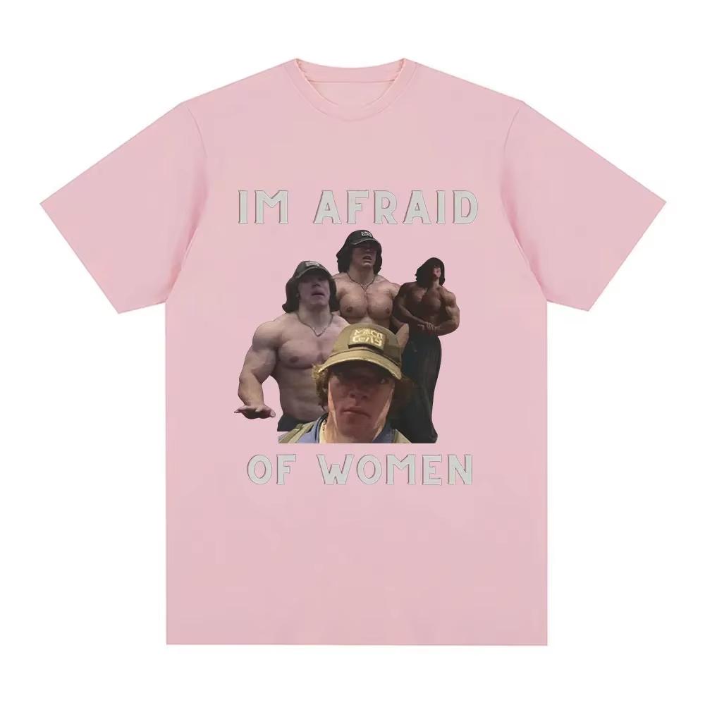 I'm Afraid of Women Sam Sulek T-shirt Gym Fitness Enthusiast Gift Tshirtwomen's Clothing Casual Funny Clothes  Graphic T Shirts