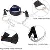 Head Muscle Strength Harness for Weight Training Head and Neck Training Headband with Adjustable Steel Chain and Strap