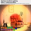LED Motion Sensor Night Light RGB Colors Changing Wireless Wall Lamp Rechargeable Magnetic Sunset Lamp for Bedroom Living Room