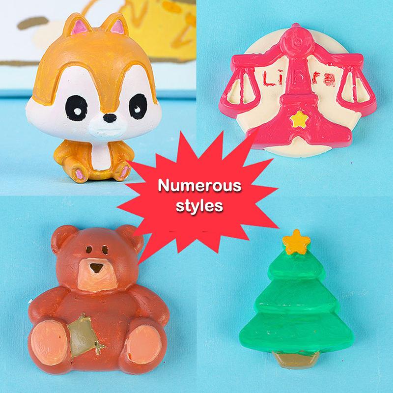 Кукла из гипса, раскрашивающая игрушку своими руками, креативная ручная работа, раскраска из гипса, художественная граффити-игрушка, обучающая игрушка, подарок на день рождения