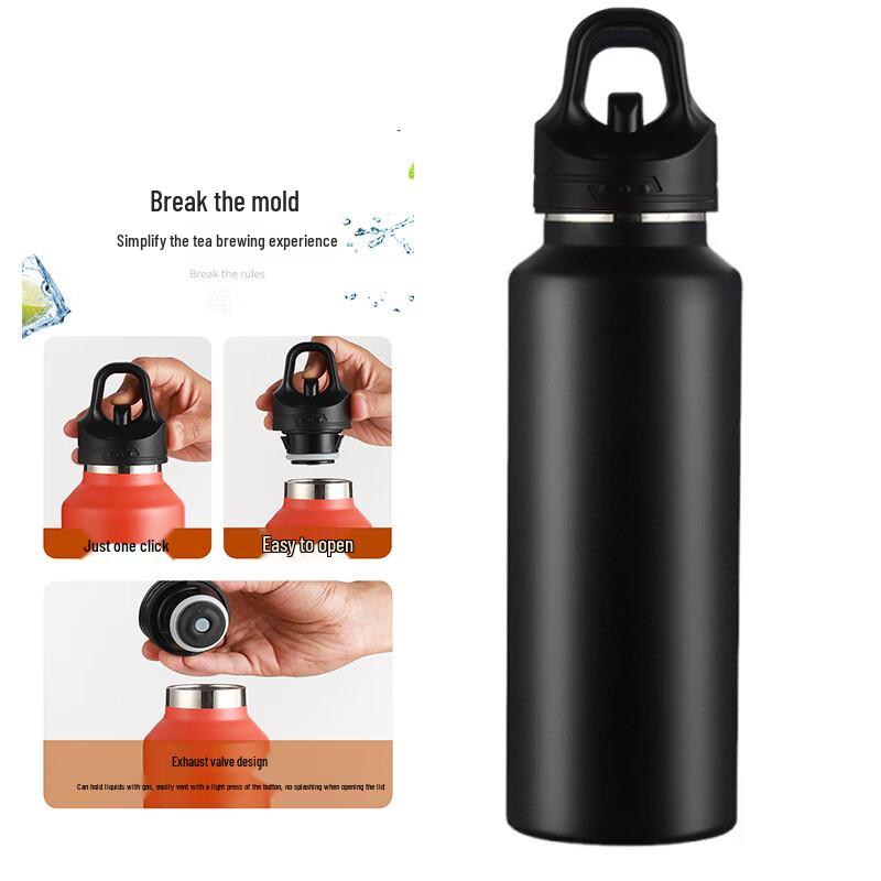 Shengjia 700ml 316 Stainless Steel Quick-Open Insulated Sports Bottle