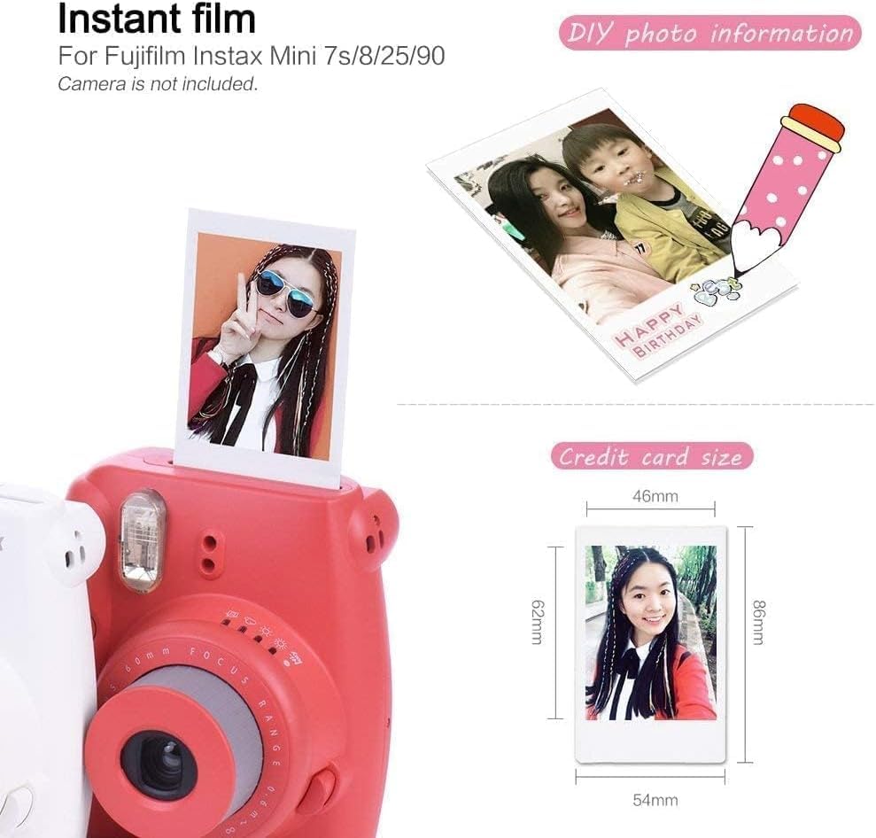 Fujifilm Instax Mini JP2 Instant Film 20 Sheets X 4 Sets Card Size SOLOFIS Lens Cleaner 80 (4 Boxes Sheets)