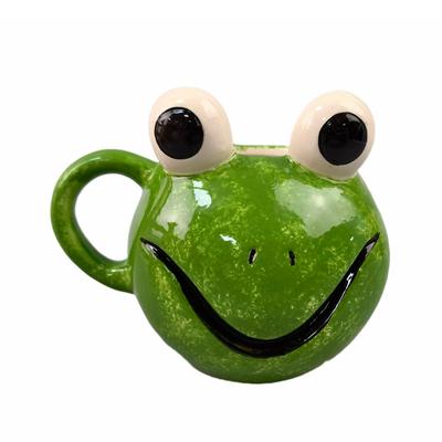 Супер милая маленькая лягушка кружка керамическая мультяшная креативная милая детская для молока завтрака кофе стакан для воды