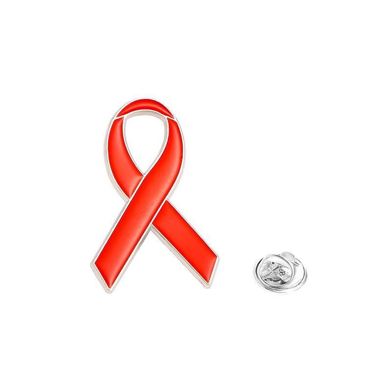 Розовая брошь в виде ленты «Любовь» для борьбы с раком груди и СПИДом, микроглава, одежда, школьный портфель, аксессуары