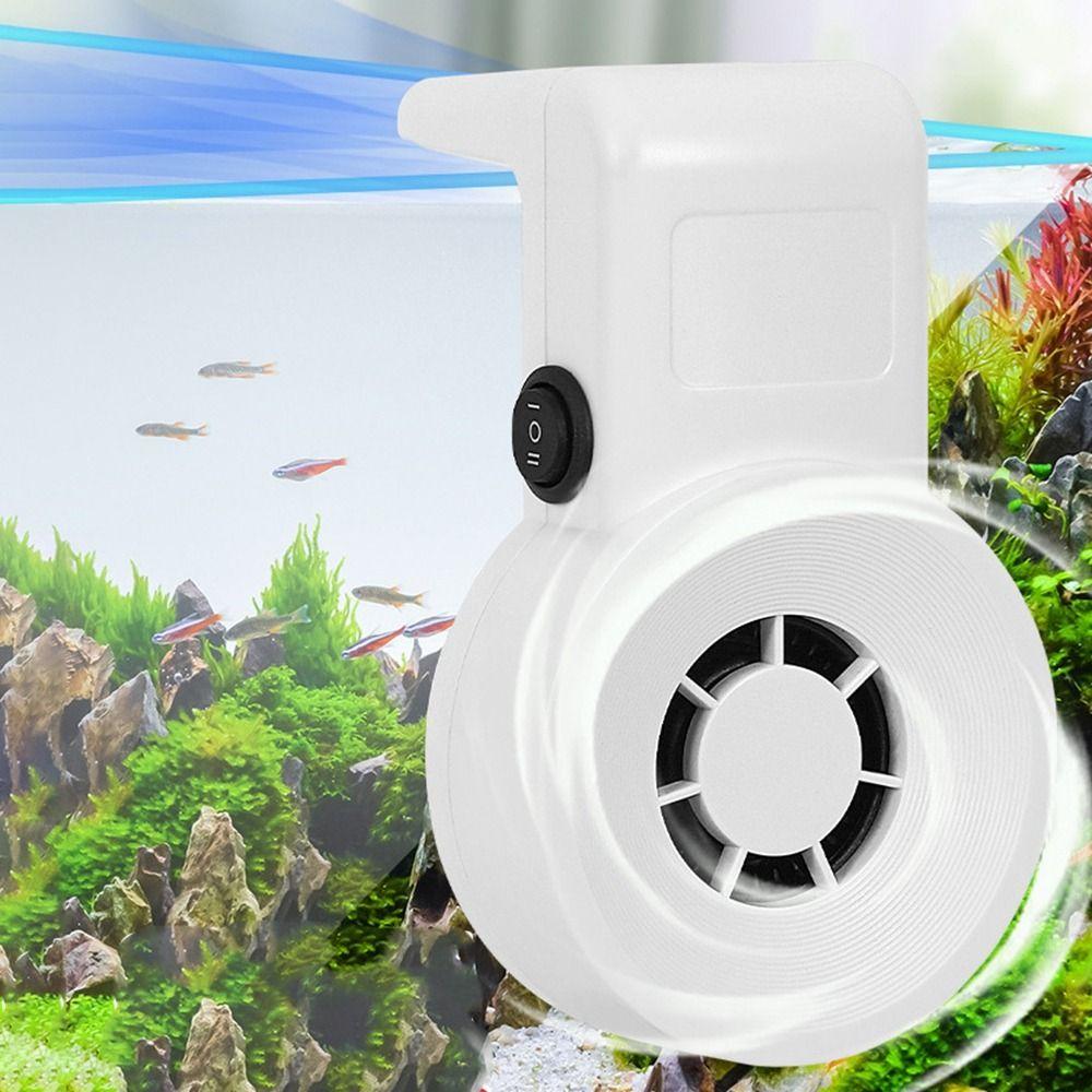 2 Wind Speed Fish Tank Cooling Fan Small Aquatics Air Cooler Aquariums Cooling Fan Seafood Market