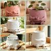 Stylish Design Head Planter Mini Size Desktop Decoration Landscape Plant Pot  Home Decor