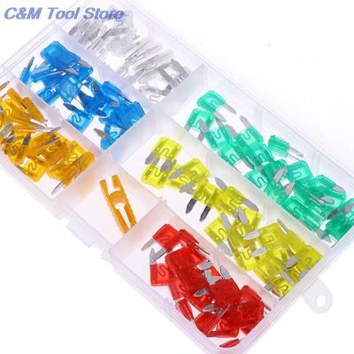 100 шт./120 шт. Набор предохранителей Mini Blade Fuse для автомобилей, мотоциклов, внедорожников, комплект предохранителей CN3 5 А, 10 А, 15 А, 20 А, 25 А, 30 А