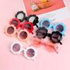 1pc Cute Fashion Trend Streetwear Eyewear Sun Glasses Vintage Flower Shape Children Sunglasses