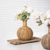 Плетеная корзина для хранения Корзина для цветов Корзины из искусственной лозы Плетеные корзины для цветов Декоративные корзины для цветов