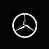 C200 E200 New 2025 For Mercedes Benz 2PCS/Set Car Door Light Laser Logo Decor Project Ghost Lamp Mercedes Benz A B C M ML GLA GL