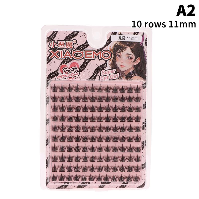 5/10 рядов отдельных ресниц сегментированные ресницы своими руками натуральные ресницы Manga накладные ресницы мягкие накладные ресницы корейский макияж