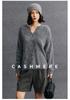Women's Thickened Cashmere V-Neck Sweater - Autumn/Winter Knitwear