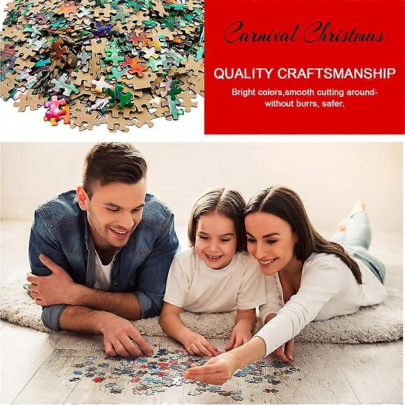 Interesting Puzzle Children's Puzzle Children's Christmas Wooden Puzzle