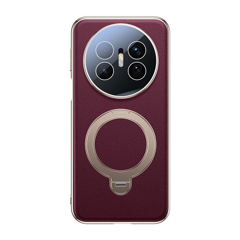 Применимо к чехлу для мобильного телефона Huawei mate11Air, простой кожаный, с вращающимся кронштейном, mate11air, магнитная лента, защитная пленка для объектива, полностью защитный