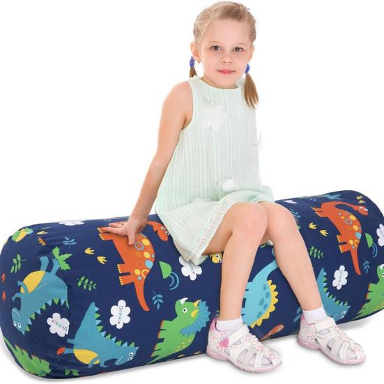 Хранение мешка для плюшевых игрушек, органайзер для мягких игрушек из холста, чехол для мешка для плюша на молнии, сумка для хранения кресла-мешка для детей, плюшевые игрушки, пена с эффектом памяти