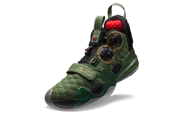 Li Ning Кроссовки Way Of Wade 8, Кожаная амортизация Lei Feng, Нескользящая, Износостойкая, Средняя высота, ABEP001-8